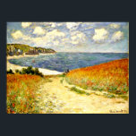 Monet - Path through the Corn at Pourville Poster<br><div class="desc">Claude Monet's famous painting,  Path through the corn at Pourville.</div>
