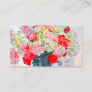 Monet Peonies Enclosure Card