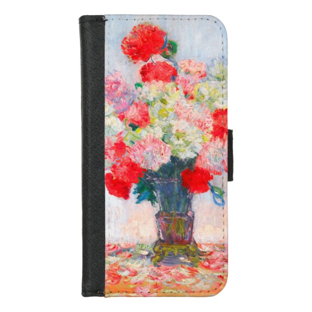 Monet Peonies iPhone Wallet Case (Front)