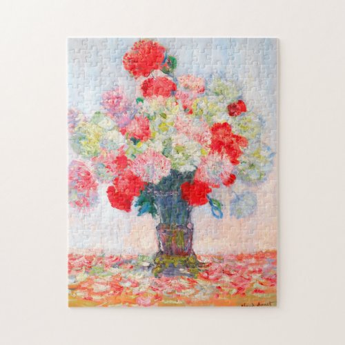 Monet Peonies Jigsaw Puzzle