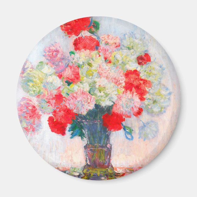 Monet Peonies Magnet (Front)