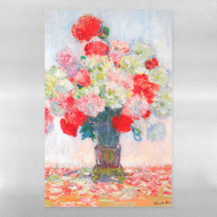 Monet Peonies Magnetic Dry Erase Sheet