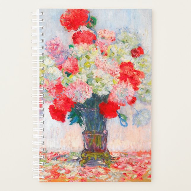 Monet Peonies Planner (Front)
