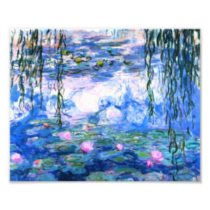 Monet Pink Water Lilies Photo Print
