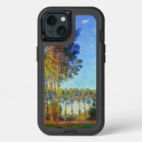 Monet _ Poplars on the Banks of the River Epte iPhone 13 Case