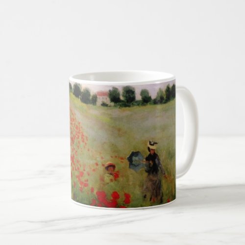 Monet Poppies Coffee Mug