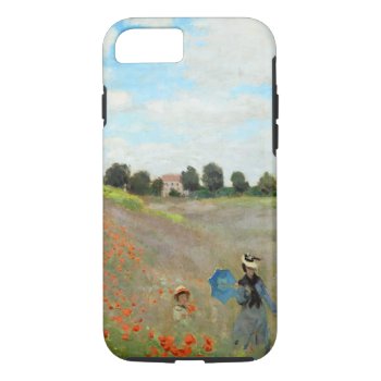 Monet Poppy Field Iphone 8/7 Case by designdivastuff at Zazzle