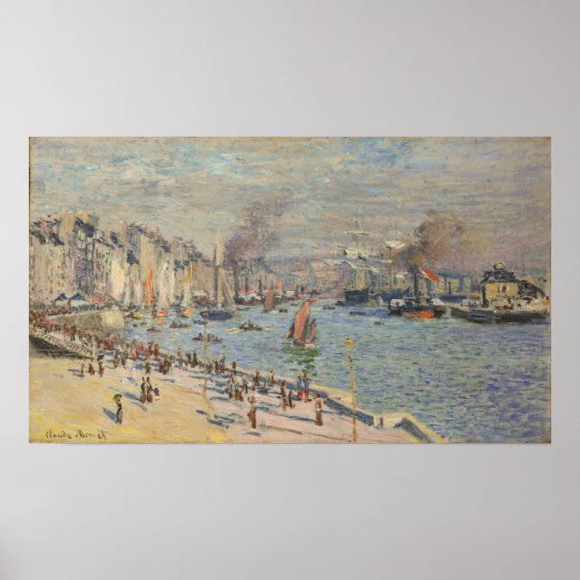 Monet - Port Of Le Havre Poster (Front)