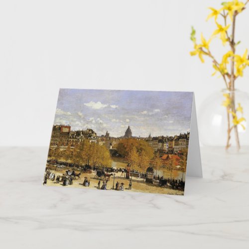Monet _ Quai du Louvre fine art painting Card