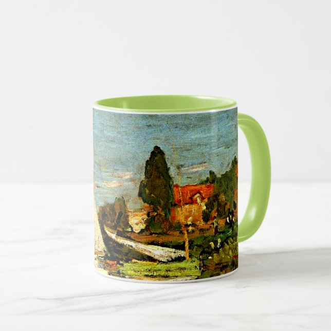 Monet, Regattas at Argenteuil Mug (Front Right)