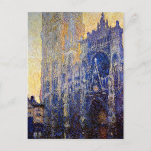 Monet - Rouen Cathedral, Morning Effect Postcard