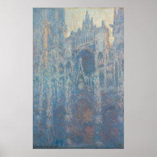 Monet, Rouen Cathedral, the Portal Poster