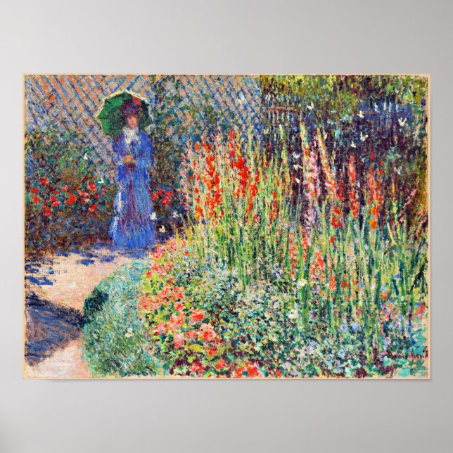 Monet - Rounded Flower Bed Poster (Front)