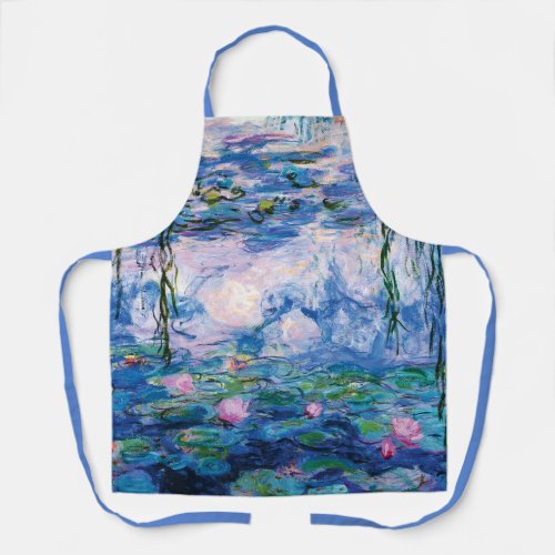 Monets Water Lilies  Apron