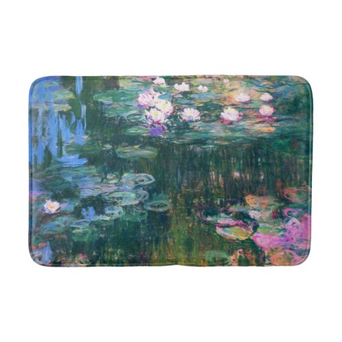 Monets Water Lilies Bath Mat