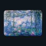 Monet’s Water Lilies Bathroom Mat<br><div class="desc">Monet’s Water Lilies.  
Please visit my store for more interesting design and more color choice => zazzle.com/iwheels*</div>
