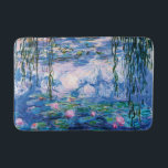 Monet’s Water Lilies Bathroom Mat<br><div class="desc">Monet’s Water Lilies.  
Please visit my store for more interesting design and more color choice => zazzle.com/iwheels*</div>