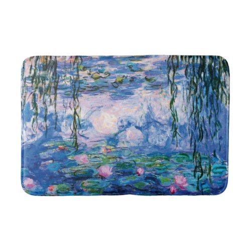 Monets Water Lilies Bathroom Mat