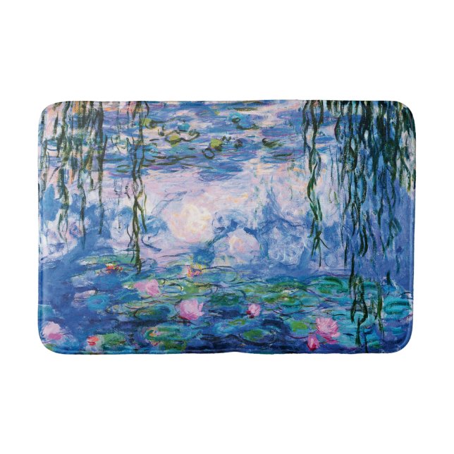 Monet’s Water Lilies Bathroom Mat (Front)