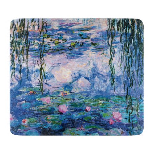 Monets Water Lilies Cutting Board