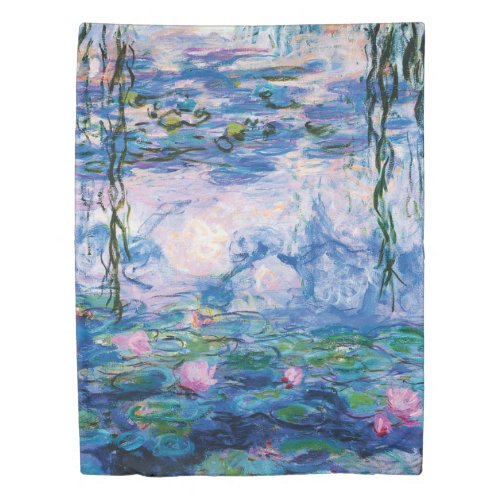 Monets Water Lilies Duvet Cover