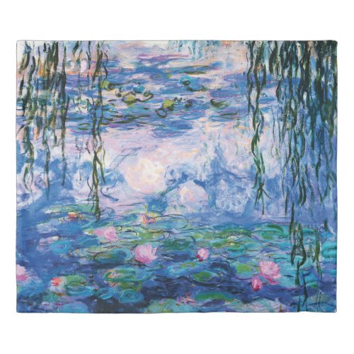 Monets Water Lilies Duvet Cover