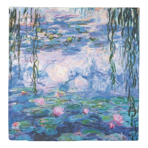 Monets Water Lilies Duvet Cover