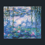 Monet’s Water Lilies Fleece Blanket<br><div class="desc">Monet’s Water Lilies. 
Please visit my store for more interesting design and more color choice => zazzle.com/iwheels*</div>