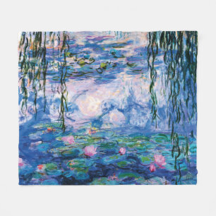 Monet’s Water Lilies Fleece Blanket