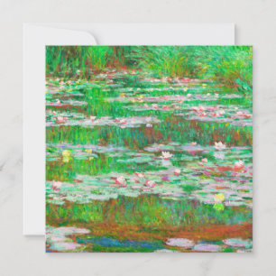 Monet’s Water Lilies Invitation