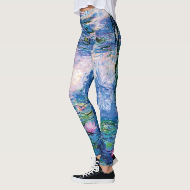 Monet’s Water Lilies Leggings (Left)