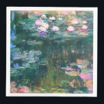 Monet’s Water Lilies  Paper Dinner Napkins<br><div class="desc">Monet’s Water Lilies.  
Please visit my store for more interesting design and more color choice => zazzle.com/iwheels*</div>