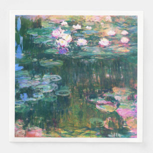 Monet’s Water Lilies Paper Dinner Napkins