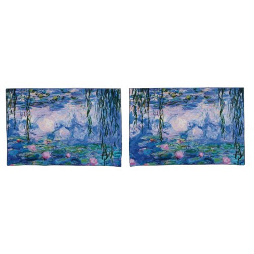 Monets Water Lilies Pillowcase