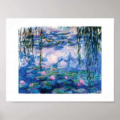 Monets Water Lilies Poster