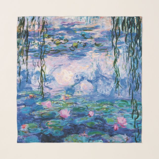 Monet’s Water Lilies Scarf (Front)