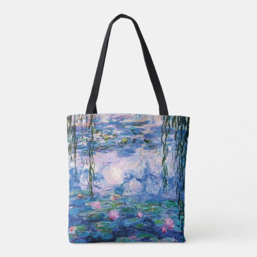 Monets Water Lilies Tote Bag