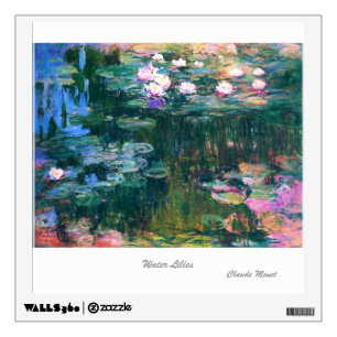 Monet’s Water Lilies Wall Decal