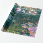 Monet’s Water Lilies  Wrapping Paper<br><div class="desc">Monet’s Water Lilies.  
Please visit my store for more interesting design and more color choice => zazzle.com/iwheels*</div>