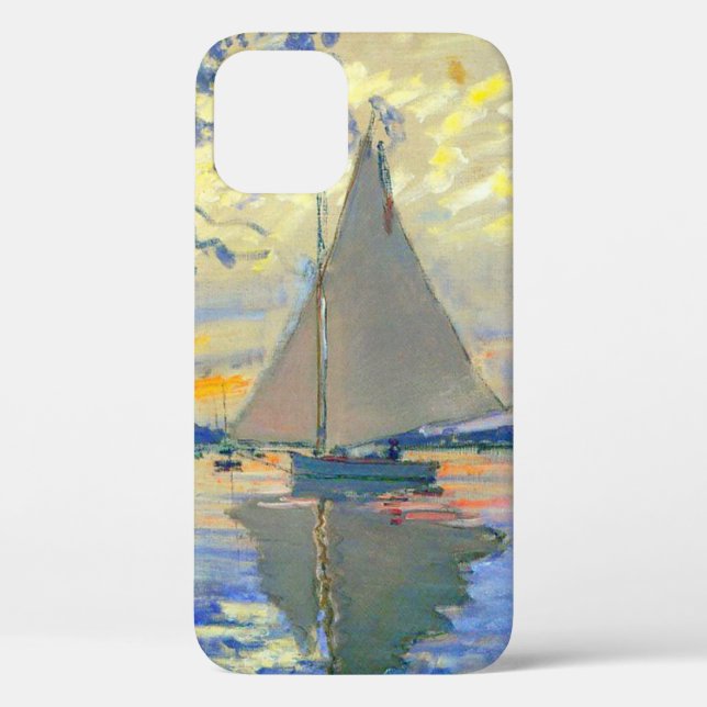 Monet Sailboat at Le Petit-Gennevilliers Case-Mate iPhone Case (Back)
