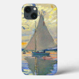 Monet Sailboat at Le Petit-Gennevilliers iPhone 13 Case