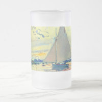 Monet Sailboat at Le Petit-Gennevilliers