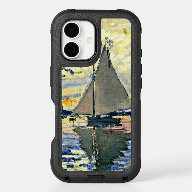 Monet - Sailboat at le Petit Gennevilliers Otterbox iPhone Case (Back)