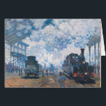 Monet - Saint-Lazare Station, Arrival of Train<br><div class="desc">Claude Monet painting,  Saint-Lazare Station,  Arrival of Train</div>