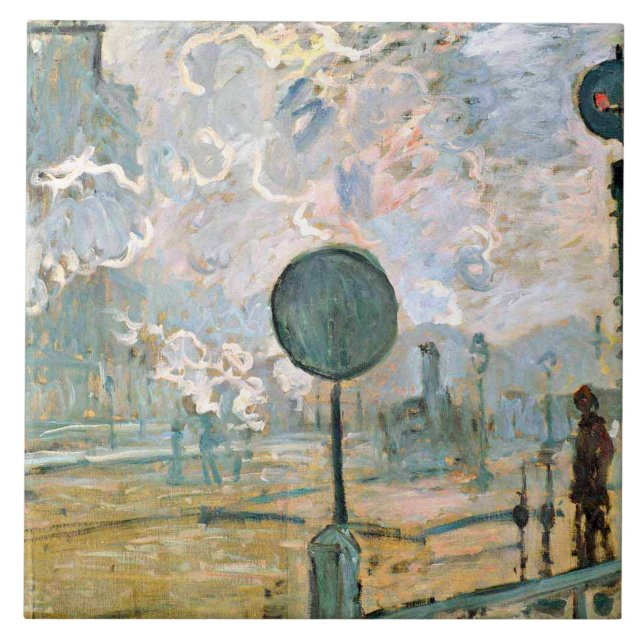 Monet - Saint-Lazare Station, Exterior Ceramic Tile (Front)