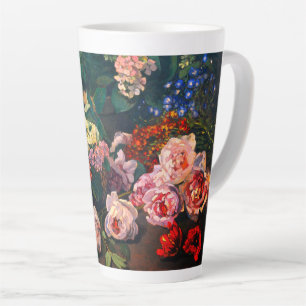 Monet Spring Flowers Latte Mug