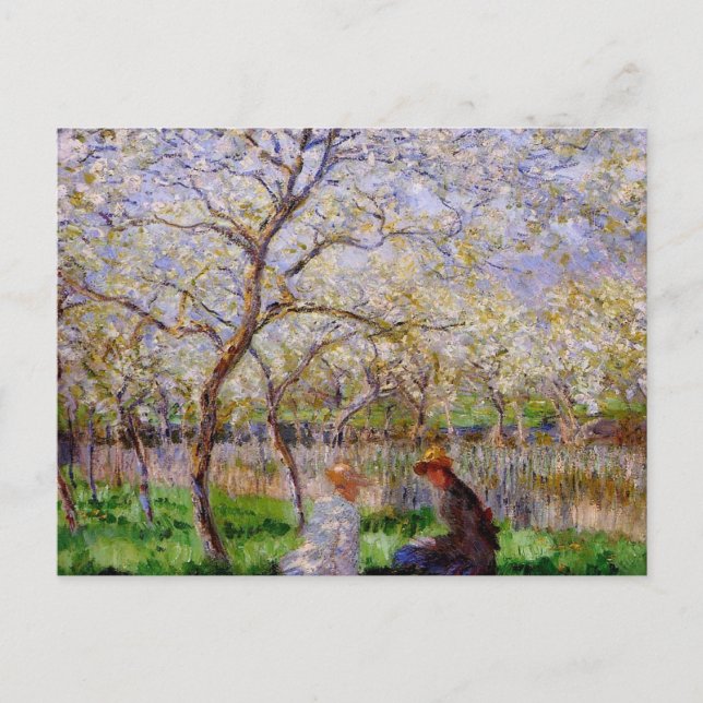 Monet - Springtime Postcard (Front)