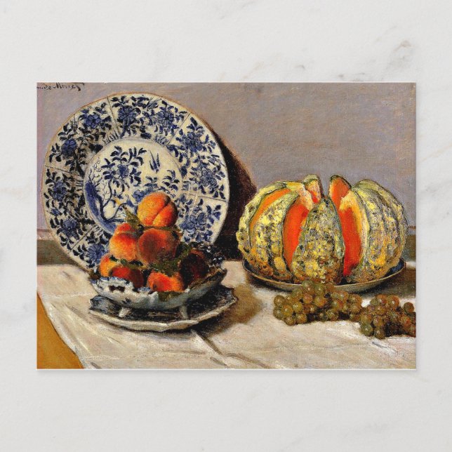 Monet - Still Life with Melon Postcard (Front)