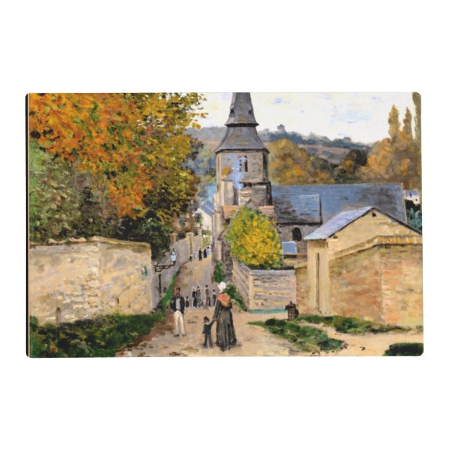 Monet - Street in Saint-Adresse Placemat (Front)