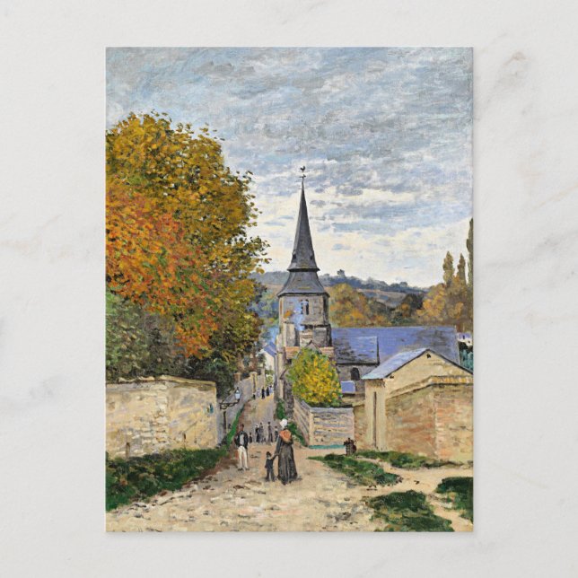 Monet - Street in Sainte-Adresse, Postcard (Front)